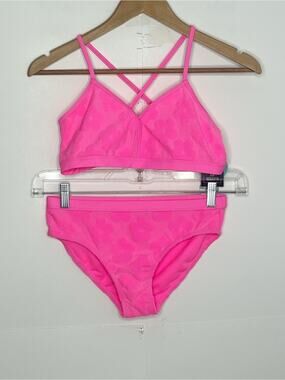 Breaking Waves Girls Bikini Set Size 16